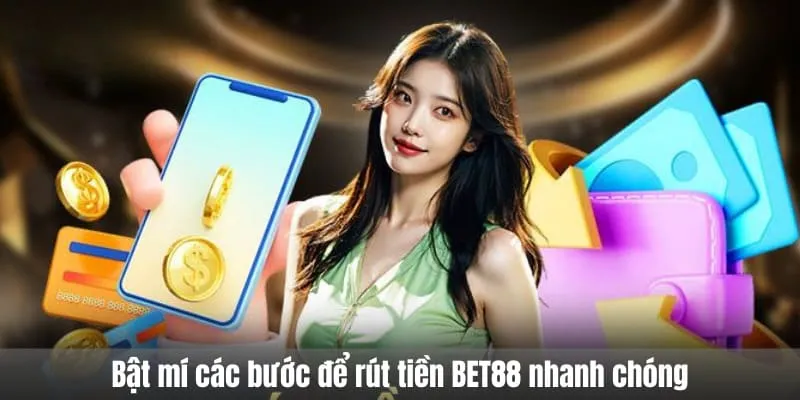 Bật mí các bước để rút tiền BET88 nhanh chóng