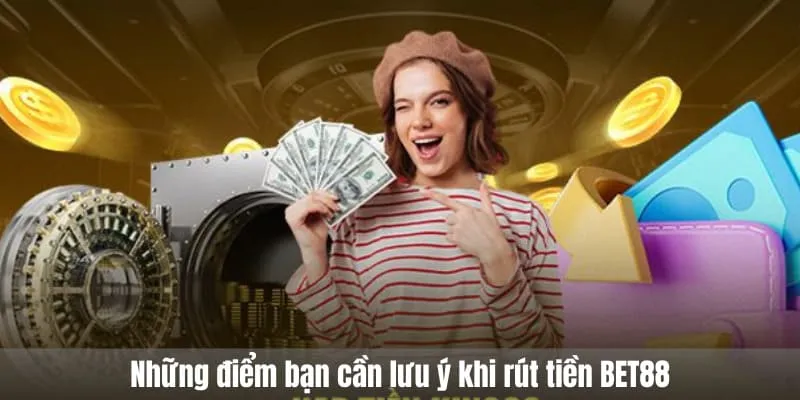 Những điểm bạn cần lưu ý khi rút tiền BET88